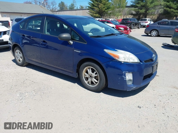 2010 Toyota Prius II with VIN JTDKN3DU9A1298360, listed as a IAAI auction lot 42169184 with 207,738 mi miles. Bid and sale history available at carsss.com. Image 1.