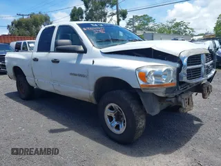 2006 Dodge 1500 SLT with VIN 1D7HU18N56S597212, listed as a IAAI auction lot 42337289 with 266,689 mi miles and . Bid and sale history available at DreamBid. Image 1.