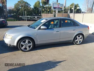 2003 Audi A4 1.8T with VIN WAUJC68E23A152159, listed as a IAAI auction lot 41350198 with 140,891 mi miles. Bid and sale history available at carsss.com. Image 2.