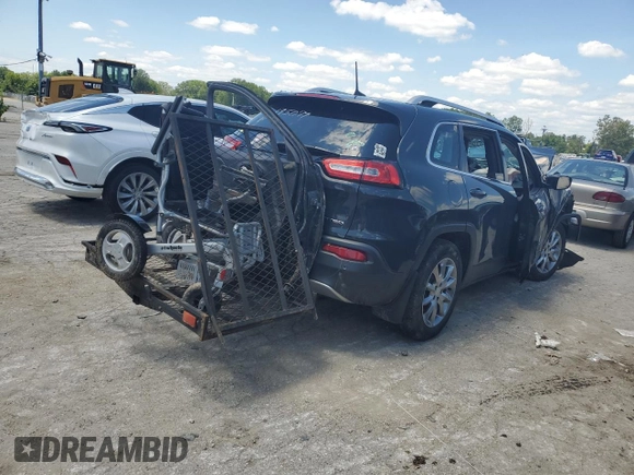 2018 Jeep Cherokee Limited z VIN 1C4PJMDB9JD599473, wystawiony jako Copart lot #63314894 z przebiegiem Nie podano mil oraz Szkoda całkowita • Salvage title. Historia ofert i sprzedaży dostępna na DreamBid. Obrazek 3.