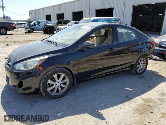 2013 Hyundai Accent GLS with VIN KMHCU4AE4DU316336, listed as a Copart auction lot 53473585 with 139,140 mi miles and Salvage Title. Bid and sale history available at carsss.com. Image 1.