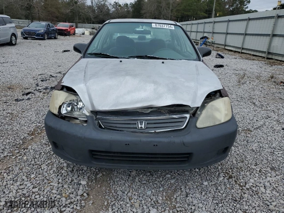 2000 Honda Civic VP with VIN 2HGEJ6612YH584853, listed as a Copart auction lot 87037754 with 169,552 mi miles and Salvage Title. Bid and sale history available at carsss.com. Image 5.