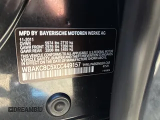2012 BMW 7 Series 750Li xDrive z VIN WBAKC8C5XCC449157, wystawiony jako Copart lot #56779965 z przebiegiem 115 970 mil mil oraz Czysty tytuł • Clean title. Historia ofert i sprzedaży dostępna na DreamBid. Obrazek 10.