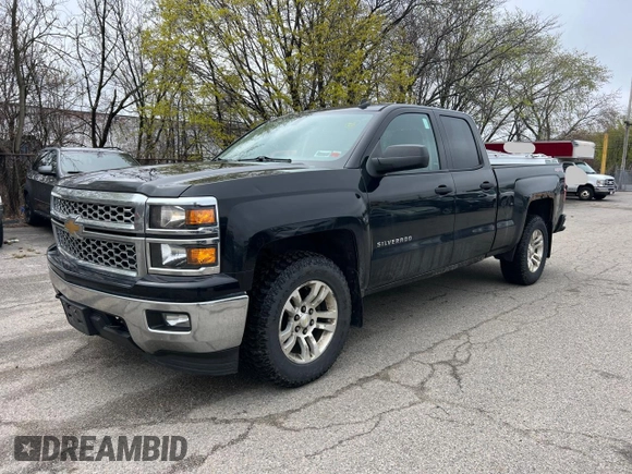 2014 Chevrolet Silverado 1500 LT with VIN 1GCVKREH1EZ169899, listed as a Copart auction lot 54373195 with 127,489 mi miles and Clean Title. Bid and sale history available at carsss.com. Image 2.