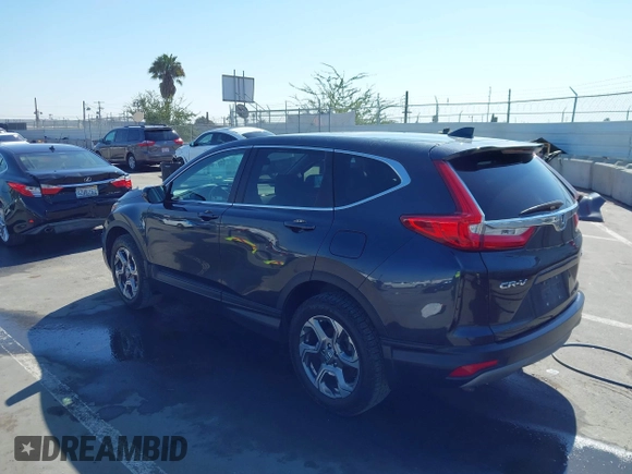 2019 Honda CR-V EX-L with VIN 5J6RW2H89KA002929, listed as a IAAI auction lot 41640391 with 50,024 mi miles. Bid and sale history available at carsss.com. Image 3.