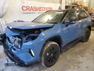2024 Toyota RAV4 Hybrid XSE with VIN 2T3E6RFV5RW072655, listed as a Copart auction lot 81327074 with 3,558 mi miles and Salvage Title. Bid and sale history available at carsss.com. Image 1.
