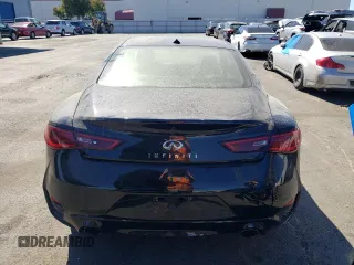 2020 Infiniti Q60 Luxe with VIN JN1EV7EK0LM340419, listed as a Copart auction lot 67869034 with 32,378 mi miles and Salvage Title. Bid and sale history available at DreamBid. Image 6.