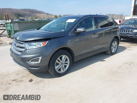 2018 Ford Edge SEL with VIN 2FMPK4J88JBB90758, listed as a IAAI auction lot 41803287 with 122,881 mi miles. Bid and sale history available at carsss.com. Image 17.