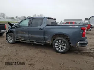 2021 Chevrolet Silverado 1500 LT with VIN 1GCPYDEK1MZ178381, listed as a Copart auction lot 82289274 with 0 mi miles and Salvage Title. Bid and sale history available at carsss.com. Image 2.
