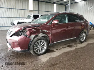 2013 Lexus RX 450h z VIN JTJBC1BAXD2060029, wystawiony jako Copart lot #65093585 z przebiegiem 164 716 mil mil oraz Szkoda całkowita • Salvage title. Historia ofert i sprzedaży dostępna na DreamBid. Obrazek 1.