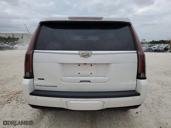 2017 Cadillac Escalade with VIN 1GYS3AKJ9HR181693, listed as a Copart auction lot 81844944 with 81,854 mi miles and Non Repairable. Bid and sale history available at carsss.com. Image 6.