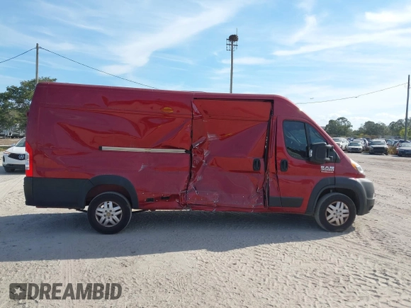 2022 Ram ProMaster Cargo with VIN 3C6MRVJG0NE120354, listed as a IAAI auction lot 41008181 with 175,919 mi miles and . Bid and sale history available at DreamBid. Image 13.