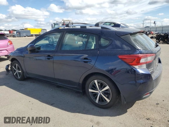 2020 Subaru Impreza Premium with VIN 4S3GTAD64L3704621, listed as a Copart auction lot 56699345 with 27,416 mi miles and Salvage title. Bid and sale history available at DreamBid. Image 2.