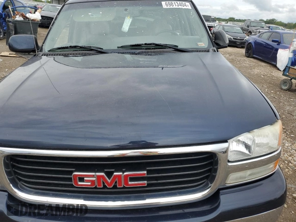 2006 GMC Yukon SLT with VIN 1GKEK13TX6J143394, listed as a Copart auction lot 69813404 with 0 mi miles and Salvage Title. Bid and sale history available at carsss.com. Image 12.