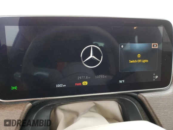 2023 Mercedes-Benz EQS 450+ z VIN W1KCG2DB6PA030310, wystawiony jako Copart lot #44193655 z przebiegiem 10 755 mil mil oraz Szkoda całkowita • Salvage title. Historia ofert i sprzedaży dostępna na DreamBid. Obrazek 9.
