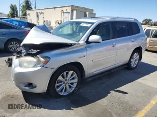 2008 Toyota Highlander Hybrid Limited with VIN JTEEW44A382009267, listed as a Copart auction lot 70055694 with 115,120 mi miles and Salvage Title. Bid and sale history available at carsss.com. Image 1.