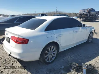2014 Audi A4 Premium with VIN WAUAFAFL2EN000938, listed as a Copart auction lot 46825115 with 0 mi miles and Salvage Title. Bid and sale history available at carsss.com. Image 3.