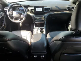 2020 Ford Explorer Limited with VIN 1FMSK7FH0LGB33163, listed as a Copart auction lot 52558555 with 57,486 mi miles and Salvage Title. Bid and sale history available at carsss.com. Image 8.