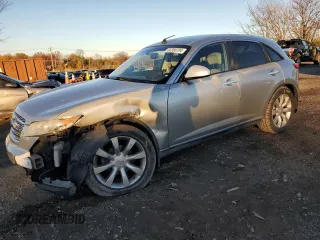 2003 Infiniti FX w/Options with VIN JNRBS08W43X404507, listed as a Copart auction lot 82380704 with 186,300 mi miles and Salvage Title. Bid and sale history available at carsss.com. Image 1.