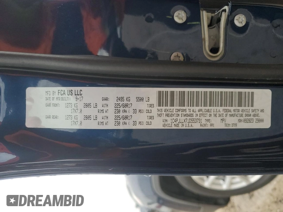 2018 Jeep Cherokee Latitude Plus with VIN 1C4PJLLX7JD553731, listed as a Copart auction lot 53656075 with 80,352 mi miles and Clean title. Bid and sale history available at DreamBid. Image 13.