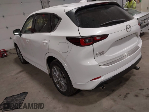 2024 Mazda CX-5 2.5 S Premium Package with VIN JM3KFBDM0R0387539, listed as a IAAI auction lot 41398347 with 8,444 mi miles. Bid and sale history available at carsss.com. Image 3.