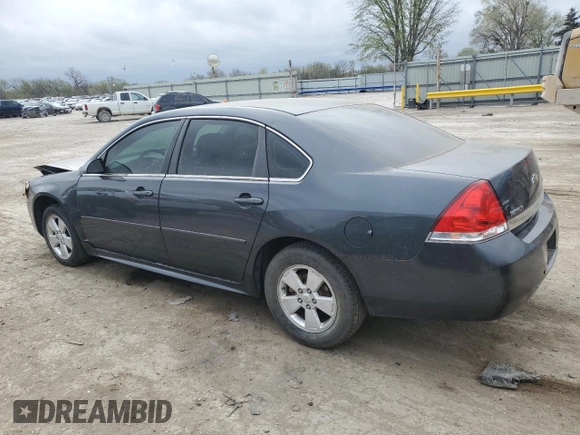 2011 Chevrolet Impala LS Fleet with VIN 2G1WF5EKXB1242021, listed as a Copart auction lot 50048785 with 125,768 mi miles and Salvage Title. Bid and sale history available at DreamBid. Image 2.