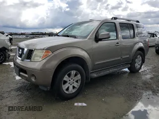 2005 Nissan Pathfinder SE with VIN 5N1AR18U75C703586, listed as a Copart auction lot 48767315 with 220,049 mi miles and Clean Title. Bid and sale history available at carsss.com. Image 1.