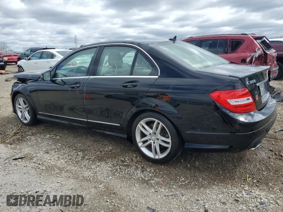 2014 Mercedes-Benz C 300 Sport with VIN WDDGF8AB2EA950282, listed as a Copart auction lot 52581065 with 84,664 mi miles and Salvage Title. Bid and sale history available at DreamBid. Image 2.