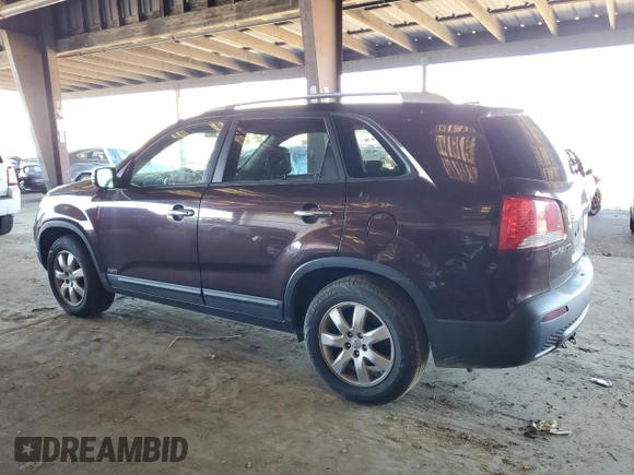 2012 Kia Sorento LX with VIN 5XYKTDA28CG243352, listed as a Copart auction lot 49728075 with 214,974 mi miles and Clean Title. Bid and sale history available at carsss.com. Image 2.
