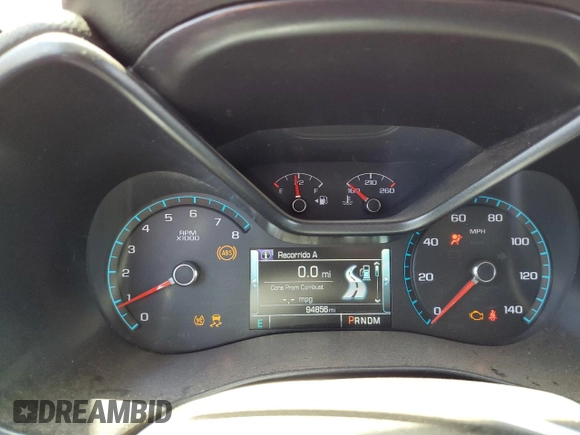 2016 Chevrolet Colorado 4WD LT with VIN 1GCGTCE33G1110703, listed as a Copart auction lot 57070685 with 94,856 mi miles and Salvage title. Bid and sale history available at DreamBid. Image 9.