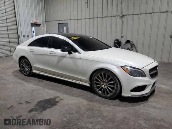 2015 Mercedes-Benz CLS-Class CLS 400 with VIN WDDLJ6FBXFA139907, listed as a Copart auction lot 84054264 with 150,272 mi miles and Salvage Title. Bid and sale history available at carsss.com. Image 4.