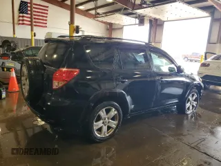 2007 Toyota RAV4 Sport with VIN JTMBD32V975108119, listed as a Copart auction lot 54161725 with 201,618 mi miles and Salvage Title. Bid and sale history available at carsss.com. Image 3.