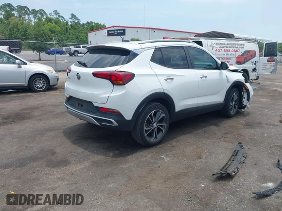 2020 Buick Encore GX Select with VIN KL4MMDSLXLB135560, listed as a IAAI auction lot 42589262 with 108,076 mi miles and . Bid and sale history available at DreamBid. Image 4.