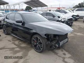 2023 BMW 5 Series 530i with VIN WBA53BH00PWY22380, listed as a IAAI auction lot 41778269 with 16,365 mi miles and . Bid and sale history available at DreamBid. Image 1.