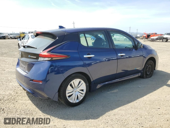 2019 Nissan LEAF SV with VIN 1N4AZ1CPXKC320460, listed as a Copart auction lot 54930505 with 42,450 mi miles and Salvage title. Bid and sale history available at DreamBid. Image 3.