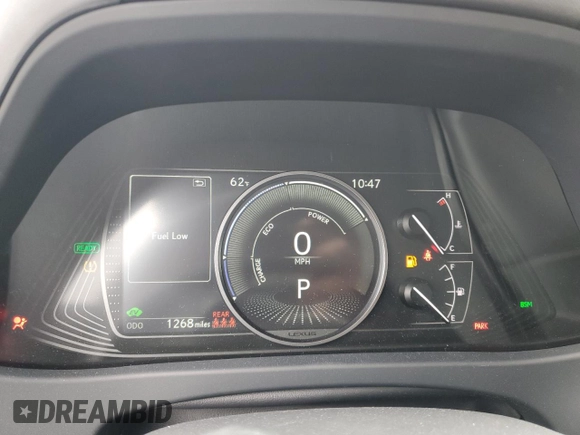 2024 Lexus UX with VIN JTHX6JBH0R2193790, listed as a Copart auction lot 54974844 with 1,268 mi miles and Salvage Title. Bid and sale history available at carsss.com. Image 9.