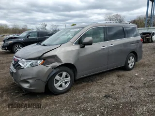 2017 Nissan Quest SV z VIN JN8AE2KP7H9168967, wystawiony jako Copart lot #53940325 z przebiegiem 79 818 mil mil oraz Szkoda całkowita • Salvage title. Historia ofert i sprzedaży dostępna na DreamBid. Obrazek 1.