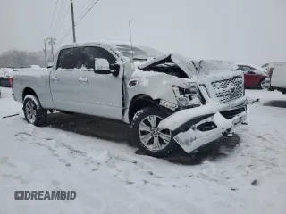 2016 Nissan Titan XD PRO-4X with VIN 1N6BA1F49GN511951, listed as a Copart auction lot 87577645 with 116,076 mi miles and Salvage Title. Bid and sale history available at carsss.com. Image 4.
