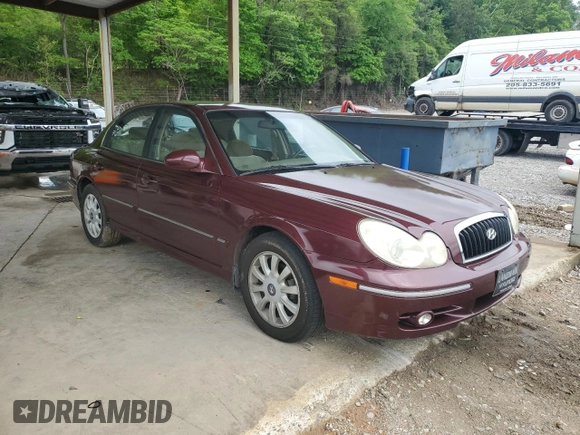 2003 Hyundai Sonata GLS with VIN KMHWF35H43A869994, listed as a Copart auction lot 54252335 with 50,203 mi miles and Salvage Title. Bid and sale history available at carsss.com. Image 4.