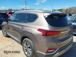 2020 Hyundai Santa Fe SEL w/SULEV with VIN 5NMS33AD8LH256698, listed as a IAAI auction lot 41744040 with 54,832 mi miles. Bid and sale history available at carsss.com. Image 3.
