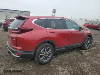 2022 Honda CR-V EX with VIN 2HKRW2H53NH605982, listed as a Copart auction lot 49432115 with 19,588 mi miles and Salvage Title. Bid and sale history available at carsss.com. Image 3.