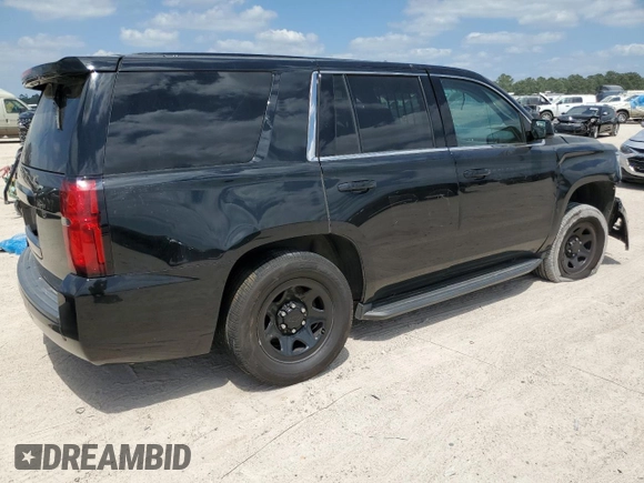 2020 Chevrolet Tahoe Commercial with VIN 1GNLCDEC7LR221777, listed as a Copart auction lot 53051305 with Not provided miles and Salvage title. Bid and sale history available at DreamBid. Image 3.