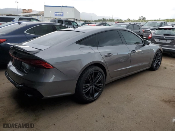 2019 Audi A7 Premium Plus with VIN WAUR2AF28KN091201, listed as a Copart auction lot 58693443 with 42,046 mi miles. Bid and sale history available at carsss.com. Image 3.