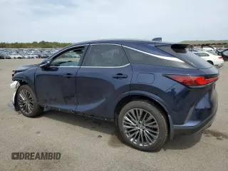 2024 Lexus RX 450h+ Luxury with VIN JTJCJMGA5R2022672, listed as a Copart auction lot 53726055 with 3,963 mi miles and Salvage title. Bid and sale history available at DreamBid. Image 2.