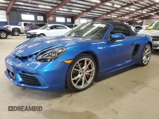 2017 Porsche 718 Boxster S with VIN WP0CB2A88HS241828, listed as a Copart auction lot 85670544 with 27,689 mi miles and Salvage Title. Bid and sale history available at DreamBid. Image 1.