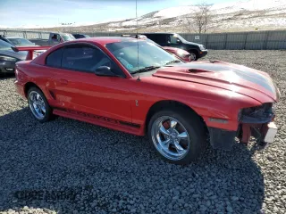 1997 Ford Mustang Cobra with VIN 1FALP47V9VF126238, listed as a Copart auction lot 45098285 with 0 mi miles and Salvage Title. Bid and sale history available at carsss.com. Image 4.