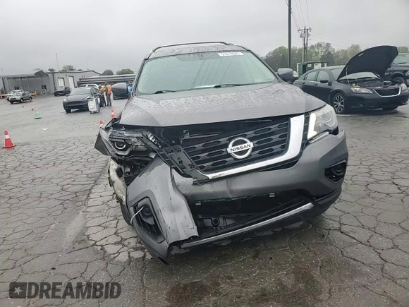 2019 Nissan Pathfinder S with VIN 5N1DR2MN8KC639149, listed as a Copart auction lot 51819025 with 80,056 mi miles and Salvage title. Bid and sale history available at DreamBid. Image 12.