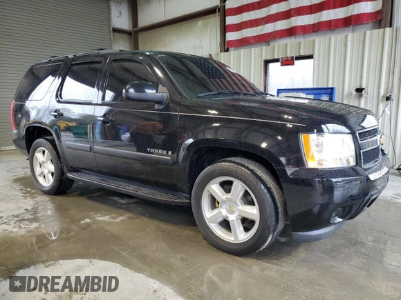 2007 Chevrolet Tahoe LS with VIN 1GNFC13J47R202574, listed as a Copart auction lot 52345895 with 227,796 mi miles and Salvage title. Bid and sale history available at DreamBid. Image 4.