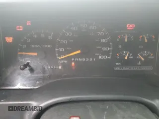 1997 GMC Yukon with VIN 3GKEC18R0VG523581, listed as a Copart auction lot 79601454 with 184,548 mi miles and Salvage Title. Bid and sale history available at carsss.com. Image 9.