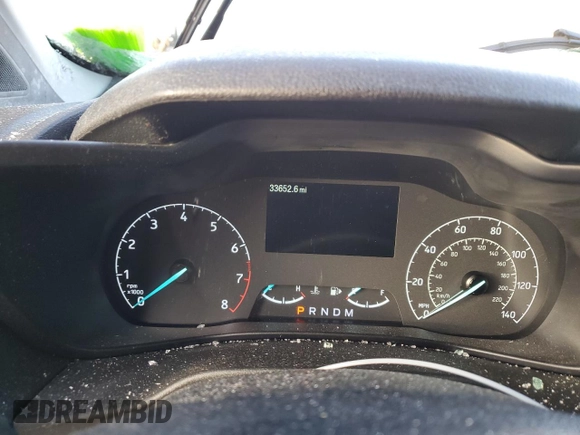 2022 Ford Transit Connect XLT with VIN NM0GE9F22N1544012, listed as a Copart auction lot 78942744 with 33,652 mi miles and Salvage title. Bid and sale history available at DreamBid. Image 9.